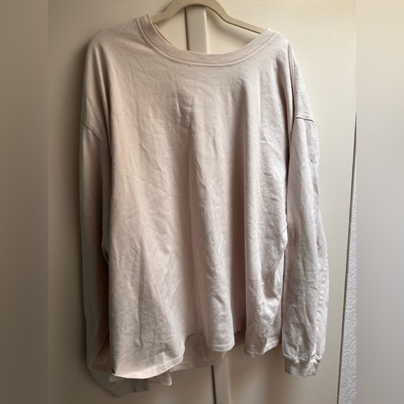 Good American Boyfriend Pullover Women's Sweatshirt Size 5/6 NWT - Picture 3 of 4